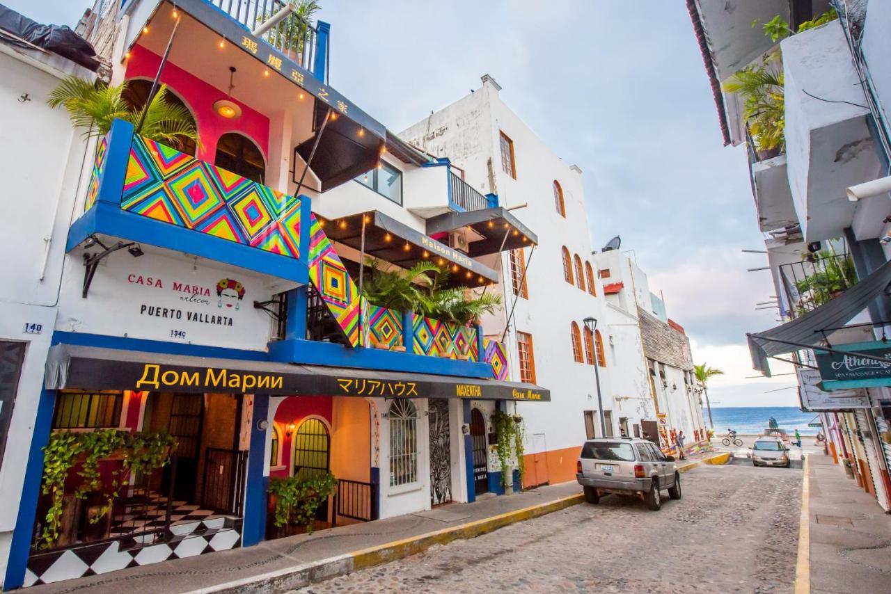 Casa Maria Malecon Otel Puerto Vallarta Dış mekan fotoğraf
